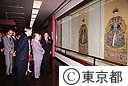 北京、故宮博物院展を鈴木知事見学