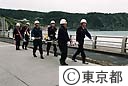 タンカでの避難訓練