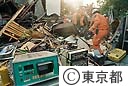 救助活動する東京消防庁レスキュー隊