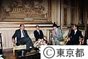 青島知事がシラク、フランス大統領を表敬訪問