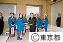 伊豆大島椿まつりキャンペーン隊が青島知事を訪問