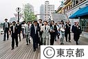 青島知事 臨海副都心視察