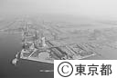 臨海副都心の台場地区（空撮）
