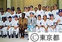 ニューヨーク少年野球チーム、青島知事表敬