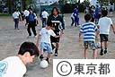 三宅島からの避難児童　Jリーグ選手とサッカー