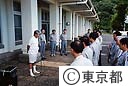 石原知事小笠原視察　支庁で職員に挨拶