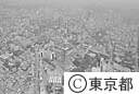 東京タワーと芝公園（空撮）