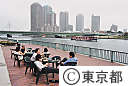隅田川、オープンカフェテラス