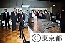 江戸開府４００年「大江戸八百八町展」石原知事視察