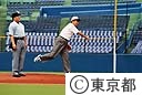 第８１回全国高校野球選手権　東・西東京大会石原知事始球式