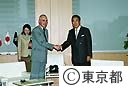 フランス大使の石原知事表敬