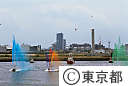 東京みなと祭、消防艇のパレード