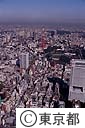 港区三田方向からの東京タワー