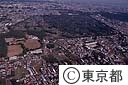 多磨霊園と府中若松町付近