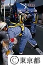収集作業中の職員
