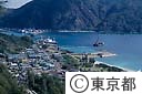 三日月山から東町を見る
