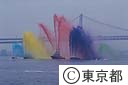 東京みなと祭の水上艇
