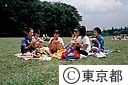遠足の子供たち