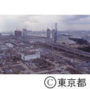 建設中の臨海部