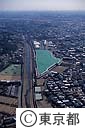 野川と車両基地