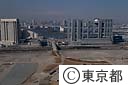 民放ビルとレインボーブリッジ
