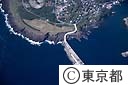 波浮港棧橋（空撮）