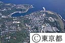 波浮全景（空撮）