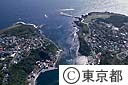 波浮港（空撮）