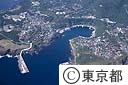 波浮港（空撮）