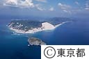 新島全景（空撮）