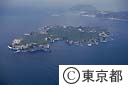 式根島全景（空撮）