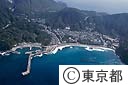 神津島本村（空撮）