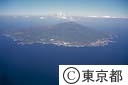 三宅島全景（空撮）