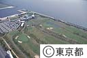 若洲ゴルフリンクス（空撮）
