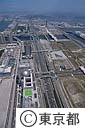 台場地区と首都高速道路湾岸線