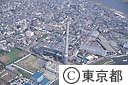 建設中の墨田清掃工場（空撮）