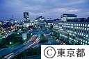 東京駅丸の内の夕景