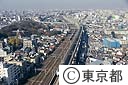 北とぴあ屋上より赤羽方面を望む