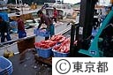 市場でのキンメダイの計量