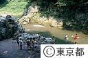 秋川子供の水遊び