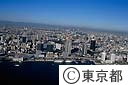 竹芝より都心を望む（空撮）