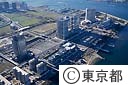 レインボータウンの台場地区（空撮）