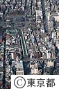 浅草寺周辺（空撮）
