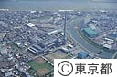墨田清掃工場建設現場（空撮）