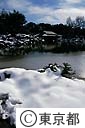 雪の清澄庭園