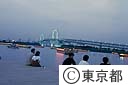 お台場海浜公園の夕涼み