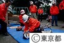 （区民レスキュー隊）救助訓練
