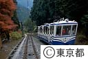 新緑の御岳山ケーブルカー