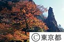 日原、風天岩の紅葉