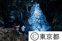 払沢の滝、全面氷結